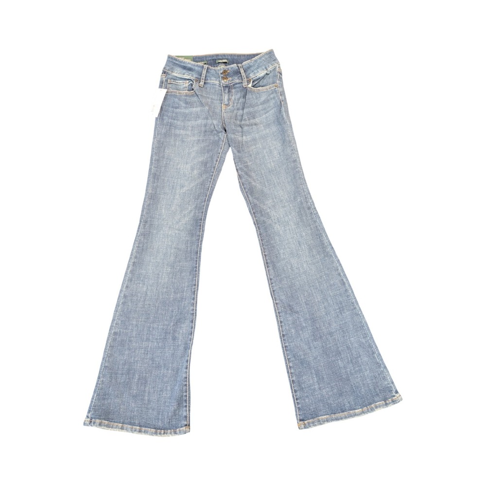 ⭐C5 Wild Fable Low Rise Flare Jeans Medium-wash High Stretch Size 8 / 33" Inseam